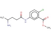 METHYL 5-(4-AMINOPENTANAMIDO)-<span class='lighter'>2-CHLOROBENZOATE</span>