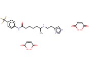 6-[2-(4-IMIDAZOLYL)ETHYLAMINO]-N-(4-TRIFLUOROMETHYLPHENYL)HEPTANECARBOXAMIDE DIMALEATE