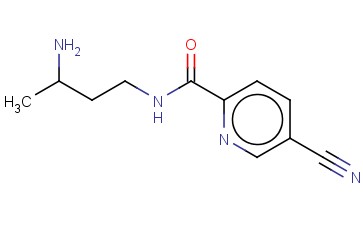 N-(3-AMINOBUTYL)-5-<span class='lighter'>CYANOPYRIDINE</span>-2-CARBOXAMIDE