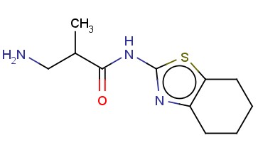 3-AMINO-2-METHYL-N-(4,5,6,7-TETRAHYDRO-1,3-BENZOTHIAZOL-2-YL)PROPANAMIDE