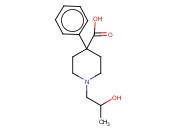 1-(2-HYDROXYPROPYL)-4-<span class='lighter'>PHENYLPIPERIDINE</span>-4-CARBOXYLIC ACID