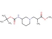 甲基 3-[3-(叔-丁氧基羰基<span class='lighter'>氨基</span>)-1-<span class='lighter'>哌啶</span>基]-2-甲基-丙酸酯