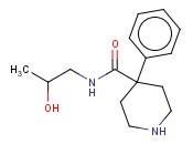 N-(2-HYDROXYPROPYL)-4-<span class='lighter'>PHENYLPIPERIDINE</span>-4-CARBOXAMIDE