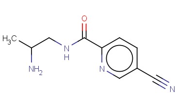 N-(2-AMINOPROPYL)-5-<span class='lighter'>CYANOPYRIDINE</span>-2-CARBOXAMIDE