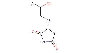 3-[(2-HYDROXYPROPYL)AMINO]PYRROLIDINE-2,5-DIONE