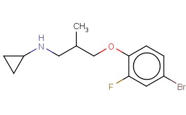 N-[3-(4-BROMO-2-FLUOROPHENOXY)-2-METHYLPROPYL]CYCLOPROPANAMINE