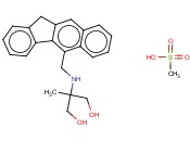 1,3-丙<span class='lighter'>二醇</span>,2-((11H-<span class='lighter'>苯</span>并(b)芴-5-基甲基)氨基)-2-甲基-,甲磺酸<span class='lighter'>酯</span> (salt)