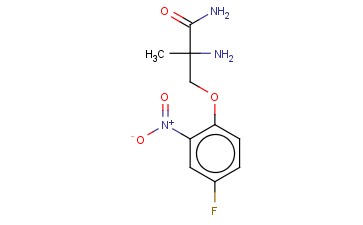 2-AMINO-3-(4-FLUORO-2-NITROPHENOXY)-2-METHYLPROPANAMIDE