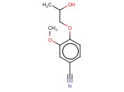 4-(2-HYDROXYPROPOXY)-3-<span class='lighter'>METHOXYBENZONITRILE</span>
