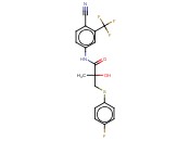 N-[4-CYANO-3-(<span class='lighter'>TRIFLUOROMETHYL</span>)PHENYL]-3-[(4-FLUOROPHENYL)THIO]-2-<span class='lighter'>HYDROXY</span>-2-METHYLPROPIONAMIDE