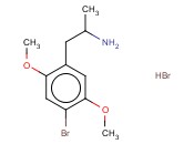 (+/-)-2,5-DIMETHOXY-4-BROMO-<span class='lighter'>AMPHETAMINE</span> HYDROBROMIDE