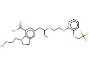 2,3-DIHYDRO-1-(3-HYDROXYPROPYL)-5-[2-[[2-[2-(2,2,2-TRIFLUOROETHOXY)PHENOXY]ETHYL]AMINO]PROPYL]-1H-INDOLE-7-CARBOXAMIDE