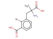 3-(2-AMINO-2-CARBOXYPROPYL)-<span class='lighter'>2-BROMOBENZOIC</span> ACID