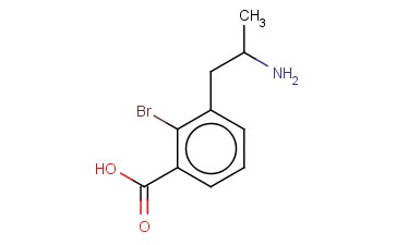 3-(2-AMINOPROPYL)-<span class='lighter'>2-BROMOBENZOIC</span> ACID