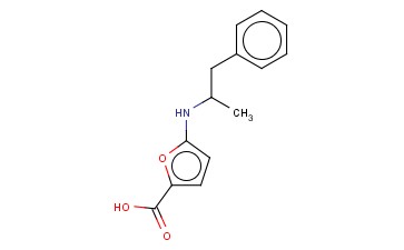 5-[(1-PHENYLPROPAN-2-YL)AMINO]FURAN-2-CARBOXYLIC ACID