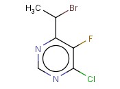 4-(1-溴<span class='lighter'>代</span>乙基)-5-氟-6-<span class='lighter'>氯</span>嘧啶
