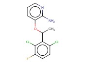 3-(1-(2,6-DICHLORO-3-FLUOROPHENYL)ETHOXY)PYRIDIN-2-<span class='lighter'>AMINE</span>