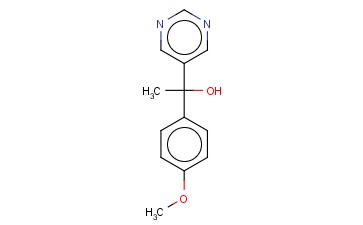 1-(4-METHOXYPHENYL)-1-(PYRIMIDIN-5-YL)ETHAN-1-OL