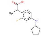 2-(4-(CYCLOPENTYLAMINO)-2-FLUOROPHENYL)PROPANOIC ACID