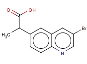 2-(3-BROMOQUINOLIN-6-YL) PROPANOIC ACID
