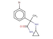 2-(<span class='lighter'>3-BROMOPHENYL</span>)-2-(CYCLOPROPYLAMINO)PROPANAMIDE