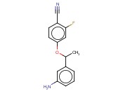 4-[1-(3-AMINOPHENYL)ETHOXY]-<span class='lighter'>2-FLUOROBENZONITRILE</span>