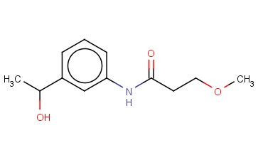 N-[3-(1-HYDROXYETHYL)PHENYL]-3-METHOXYPROPANAMIDE