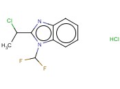 2-(1-CHLOROETHYL)-1-(DIFLUOROMETHYL)BENZIMIDAZOLE HCL