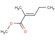 反-2-<span class='lighter'>甲基</span>-2-戊烯酸<span class='lighter'>甲</span><span class='lighter'>酯</span>