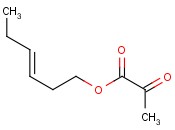 3-<span class='lighter'>HEXENYL</span> 2-OXOPROPANOATE