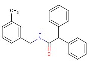 N-(3-methylbenzyl)-2,2-diphenylacetamide