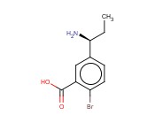 5-((1S)-1-AMINOPROPYL)-<span class='lighter'>2-BROMOBENZOIC</span> ACID