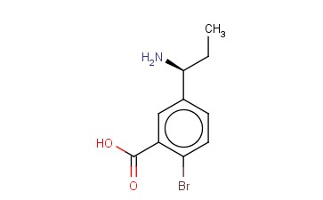 5-((1S)-1-AMINOPROPYL)-<span class='lighter'>2-BROMOBENZOIC</span> ACID