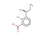 3-((1S)-1-AMINOPROPYL)-<span class='lighter'>2-BROMOBENZOIC</span> ACID