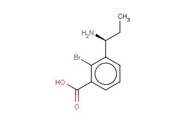 3-((1S)-1-AMINOPROPYL)-<span class='lighter'>2-BROMOBENZOIC</span> ACID