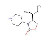 2-OXAZOLIDINONE, 4-[(1S)-1-METHYLPROPYL]-3-(4-PIPERIDINYL)-, (4S)-