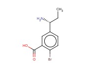 5-((1R)-1-AMINOPROPYL)-<span class='lighter'>2-BROMOBENZOIC</span> ACID
