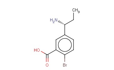 5-((1R)-1-AMINOPROPYL)-<span class='lighter'>2-BROMOBENZOIC</span> ACID