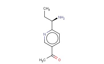 6-((1R)-1-AMINOPROPYL)-<span class='lighter'>3-ACETYLPYRIDINE</span>