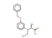 BENZENEPROPANOIC ACID, BETA-ETHYL-ALPHA-METHYL-3-(PHENYLMETHOXY)-, (ALPHAR,BETAS)