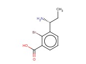 3-((1R)-1-AMINOPROPYL)-<span class='lighter'>2-BROMOBENZOIC</span> ACID