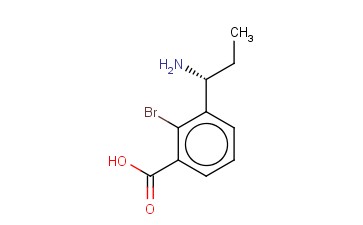 3-((1R)-1-AMINOPROPYL)-<span class='lighter'>2-BROMOBENZOIC</span> ACID
