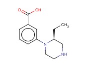 (S)-1-(3-CARBOXYPHENYL)-<span class='lighter'>2-ETHYL</span> PIPERAZINE