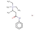 (2-CARB(PHENYLAMINO)-1-METHYLETHYL)DIETHYLMETHYLAMMONIUM BROMIDE