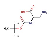 N(alpha)-Boc-(R)-<span class='lighter'>2,3-diaminopropionic</span> acid