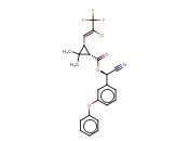 -DIMETHYLCYCLOPROPANECARBOXYLIC ACID (R)-<span class='lighter'>CYANO</span>(3-PHENOXYPHENYL)METHYL <span class='lighter'>ESTER</span>