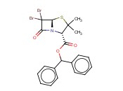 6,6-DIBROMO-BENZHYDRYL-PENICILLANATE