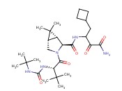3-AZABICYCLO[3.1.0]HEXANE-2-CARBOXAMIDE, N-[3-AMINO-1-(CYCLOBUTYLMETHYL)-2,3-DIOXOPROPYL]-3-[(2S)-2-[[[(1,1-DIMETHYLETHYL)AMINO]CARBONYL]AMINO]-3,3-DIMETHYL-1-OXOBUTYL]-6,6-DIMETHYL-, (1R,2S,5S)-