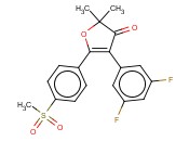 4-(3,5-DIFLUOROPHENYL)-5-(4-METHANESULFONYLPHENYL)-2,2-DIMETHYL-2,3-DIHYDROFURAN-3-ONE