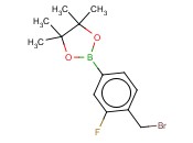 4-Bromomethyl-3-fluorophenylboronic acid,pinacol ester